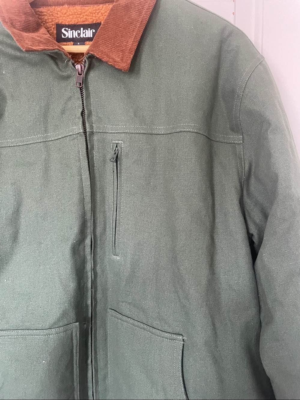 Sinclair Canvas Jacket-size LARGE - Picture 7 of 14